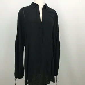 The Jet Set Diaries Black Lorenzo Tassel Tunic